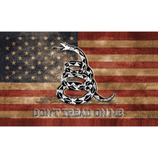 Vintage American "Don't Tread On Me" Flag